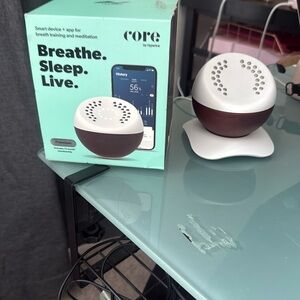 Hyperice Core Meditation & Breathing Trainer - White and Brown